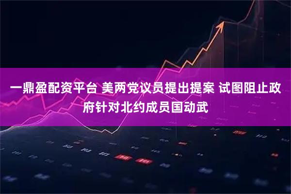 一鼎盈配资平台 美两党议员提出提案 试图阻止政府针对北约成员国动武